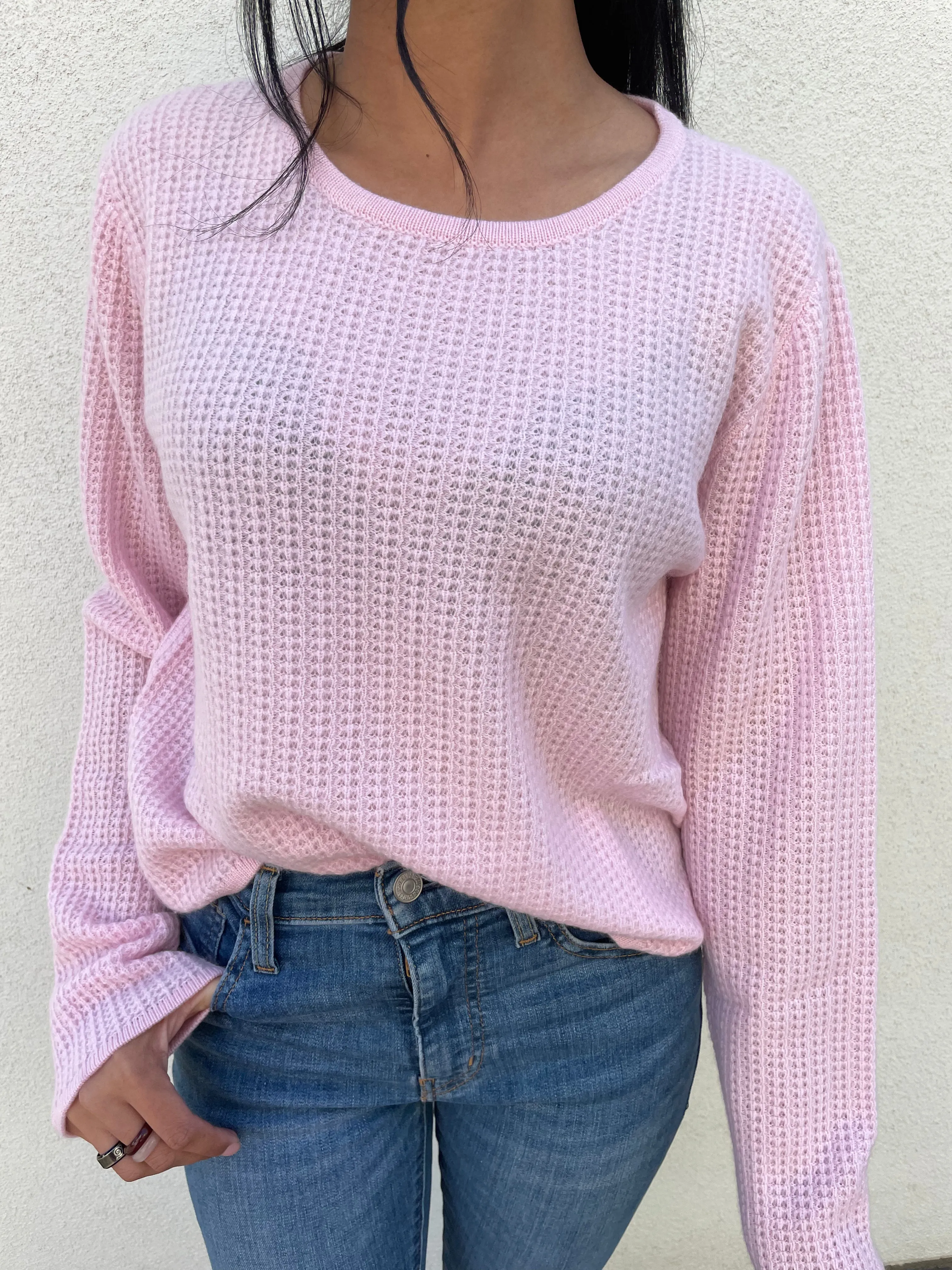 Blush Cashmere Pullover