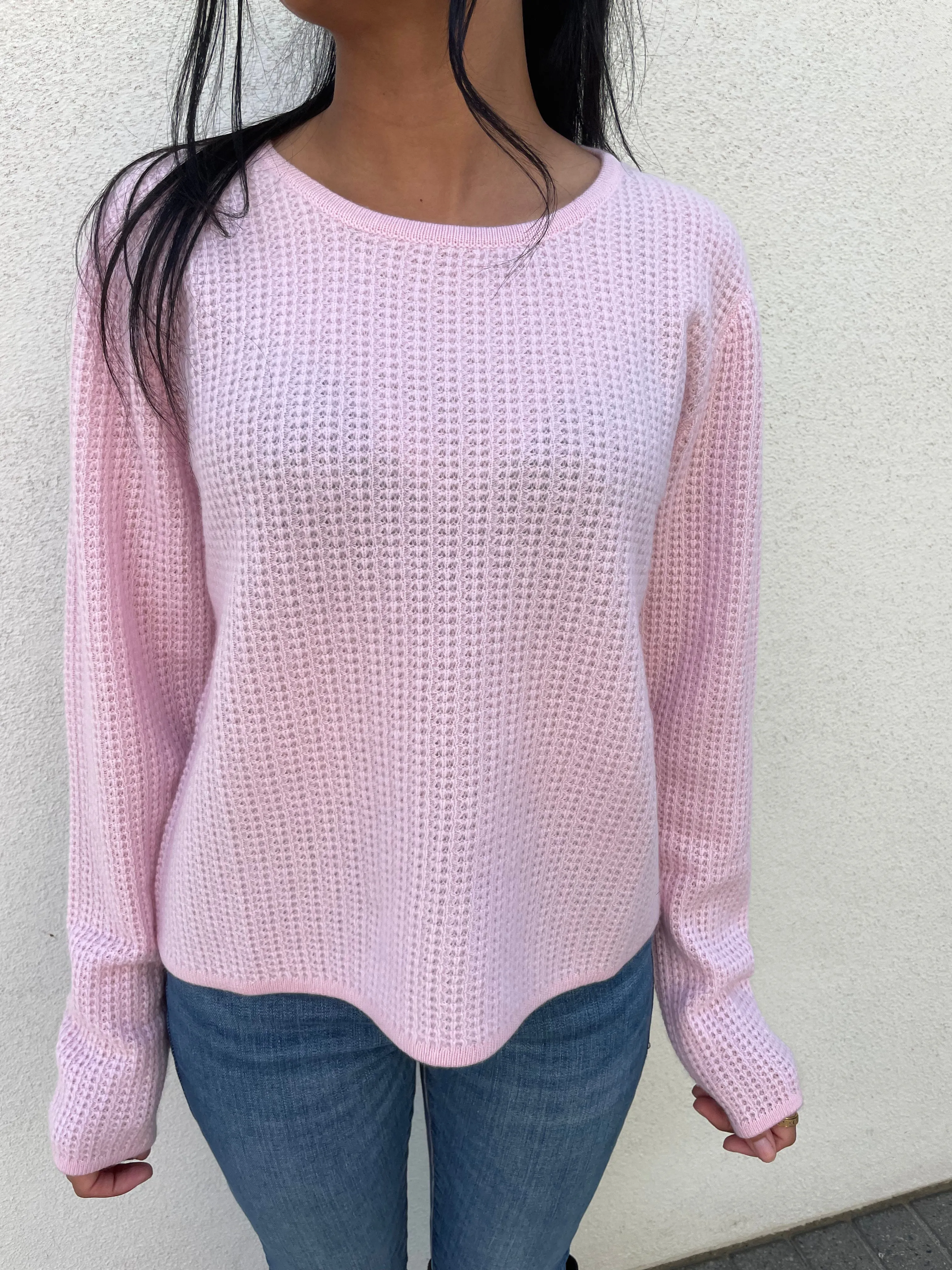 Blush Cashmere Pullover