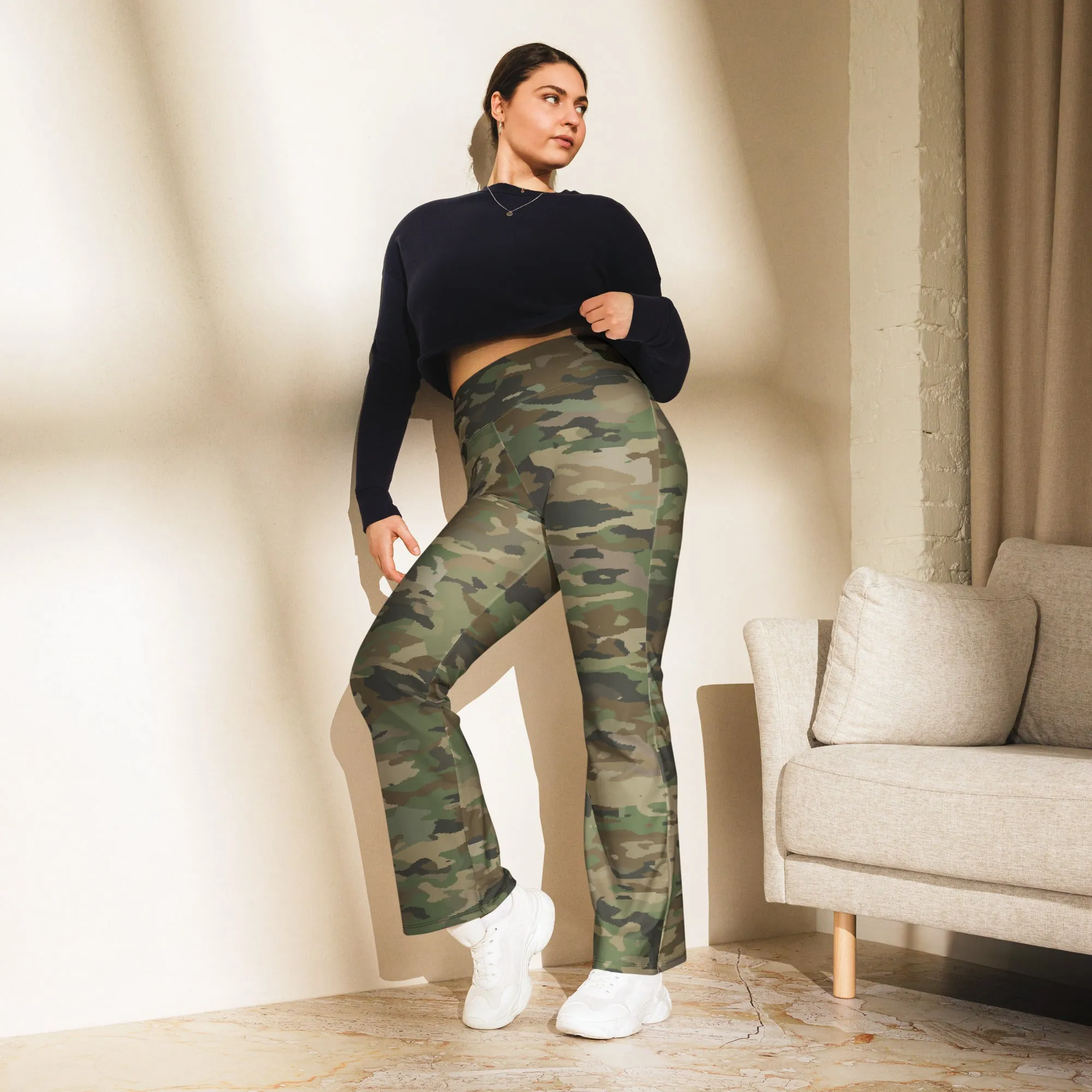 Camouflage Flare leggings, lioness-love