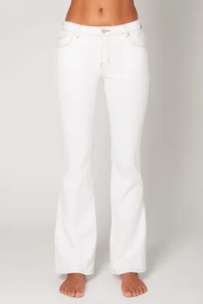 Dallas Low Bootcut - 80s White