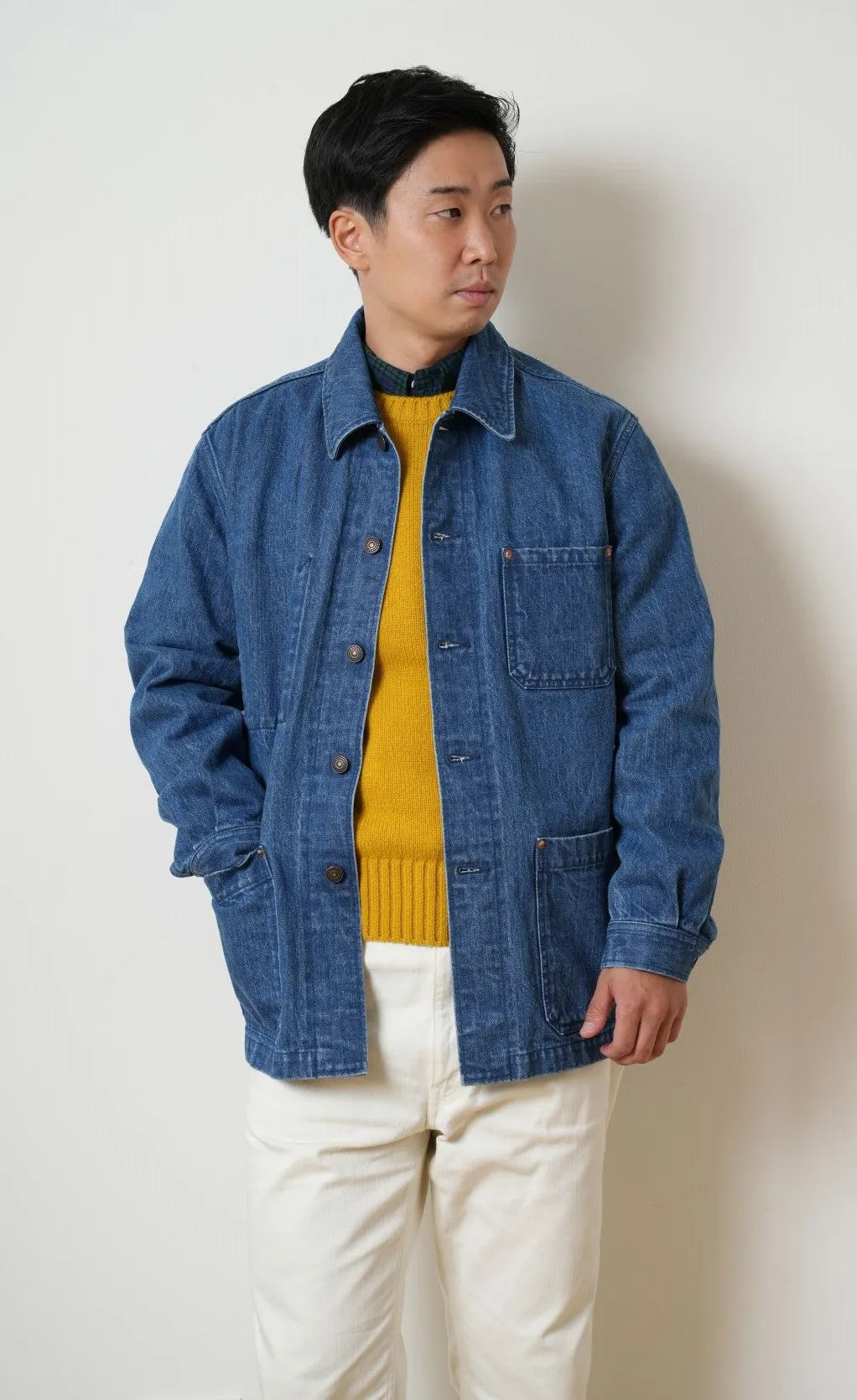 Denim French Work Jacket