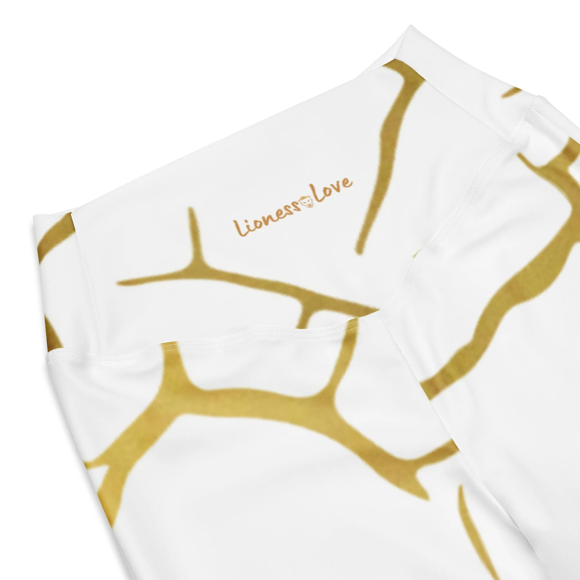 Flare Gold Print Leggings, lioness-love