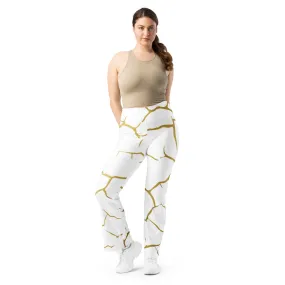 Flare Gold Print Leggings, lioness-love