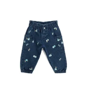 FLORAL SPARK SNAP JEANS