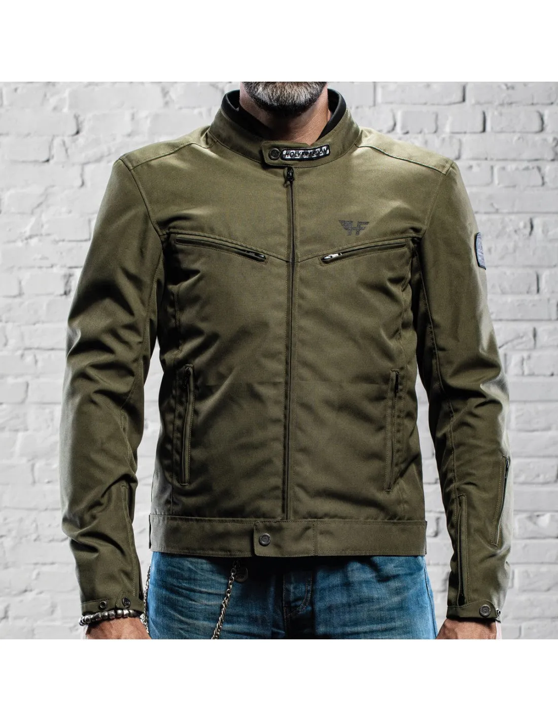 Holy Freedom Ever Military Green Men's Textile Jacket