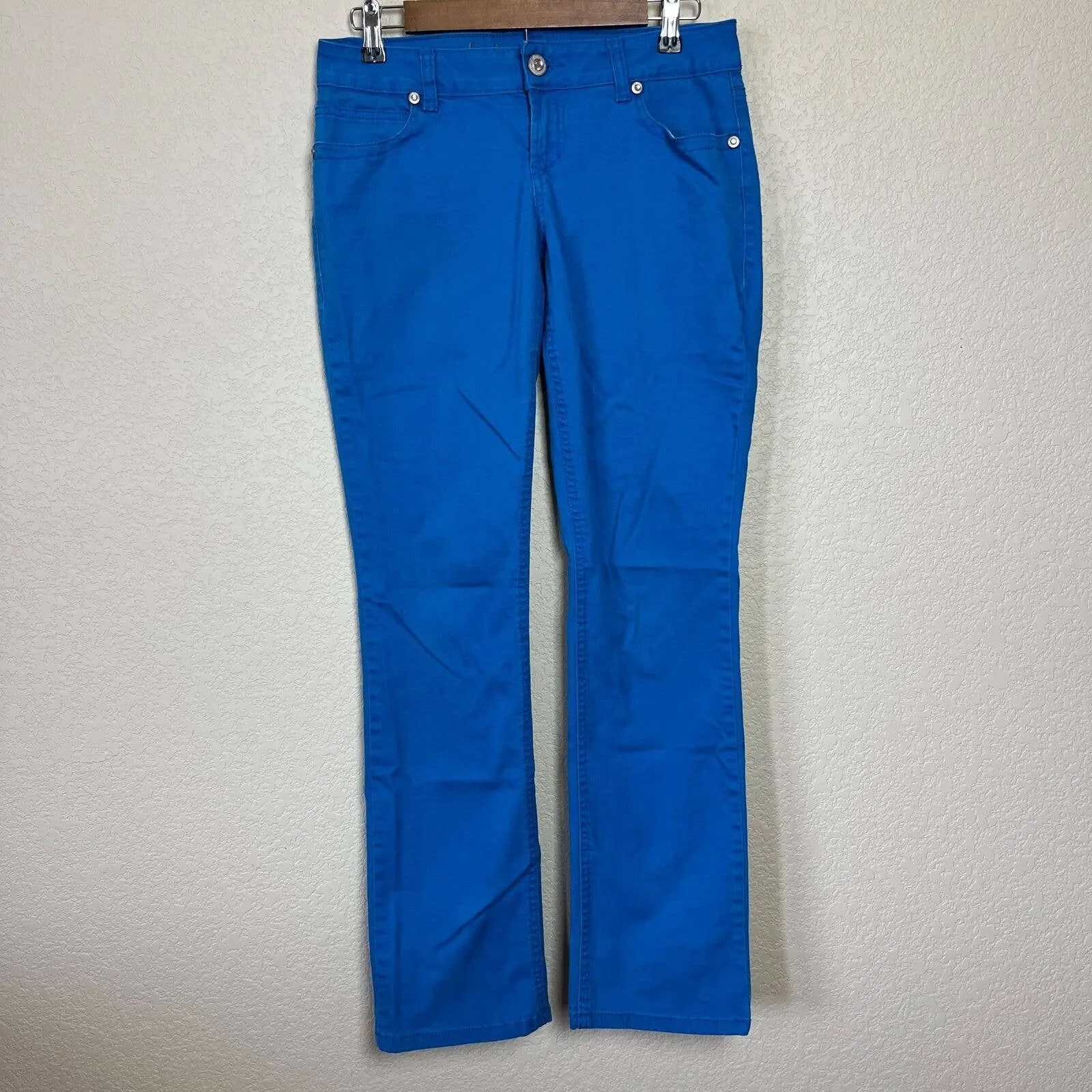 LEI Juniors Sz 9 Bright Blue Bootcut Jeans