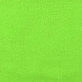 Lime Green Solid Anti Pill Polar Fleece Fabric