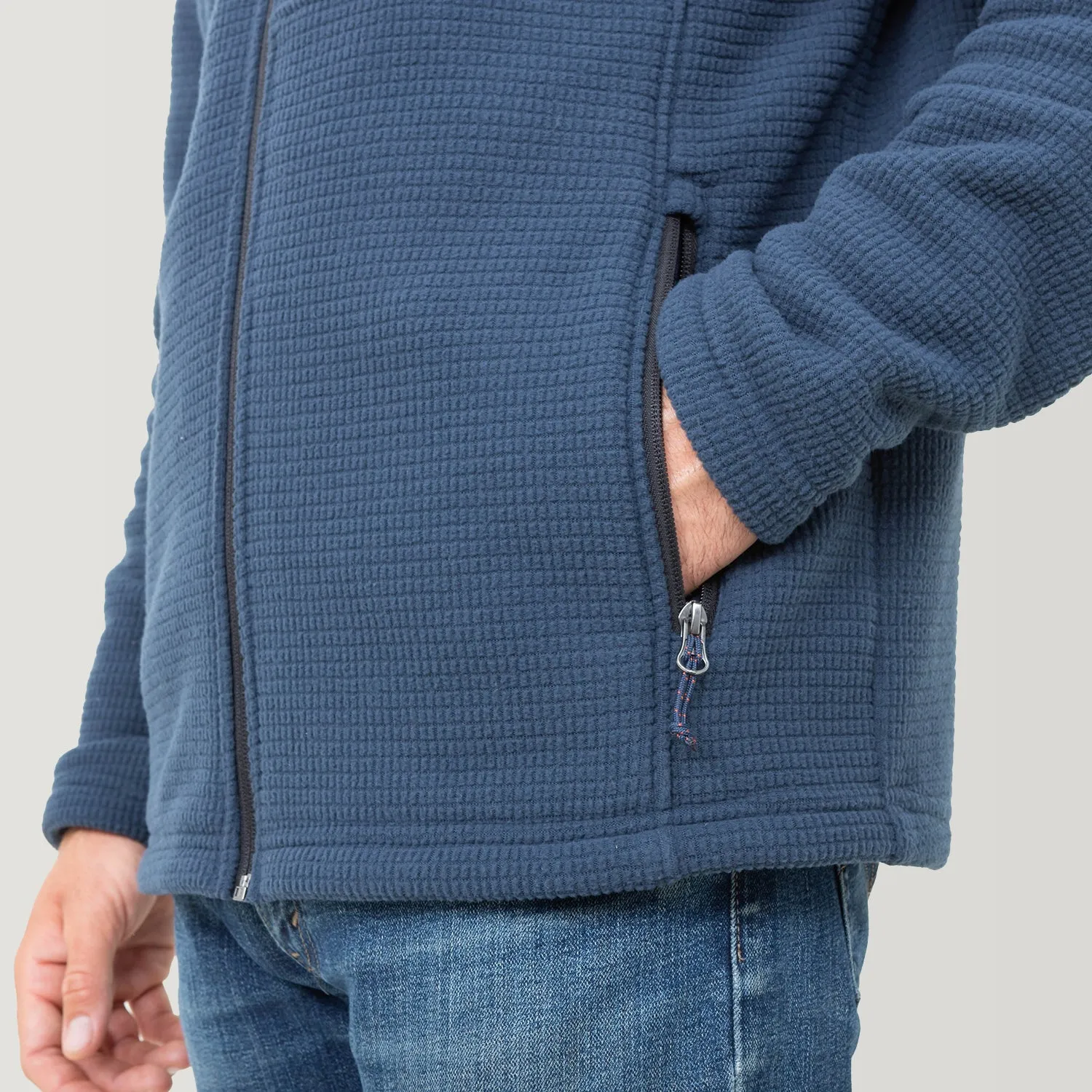 Men's Grid Fleece Chayote Jacket