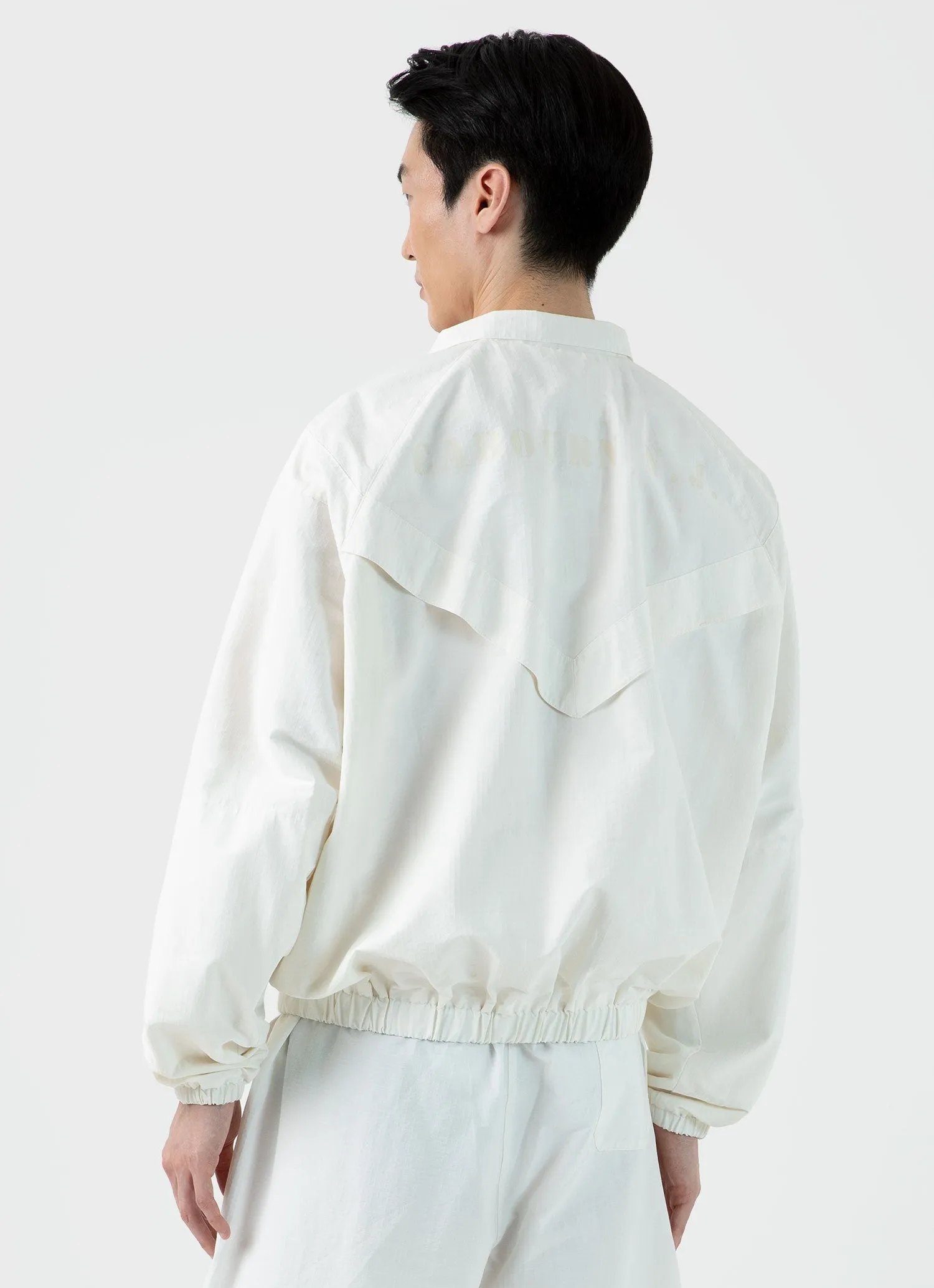 Men's Sunspel x Nigel Cabourn Ripstop Army Jacket in Off White