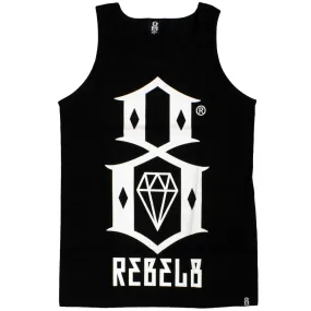 Rebel8 Logo Tank Top Black