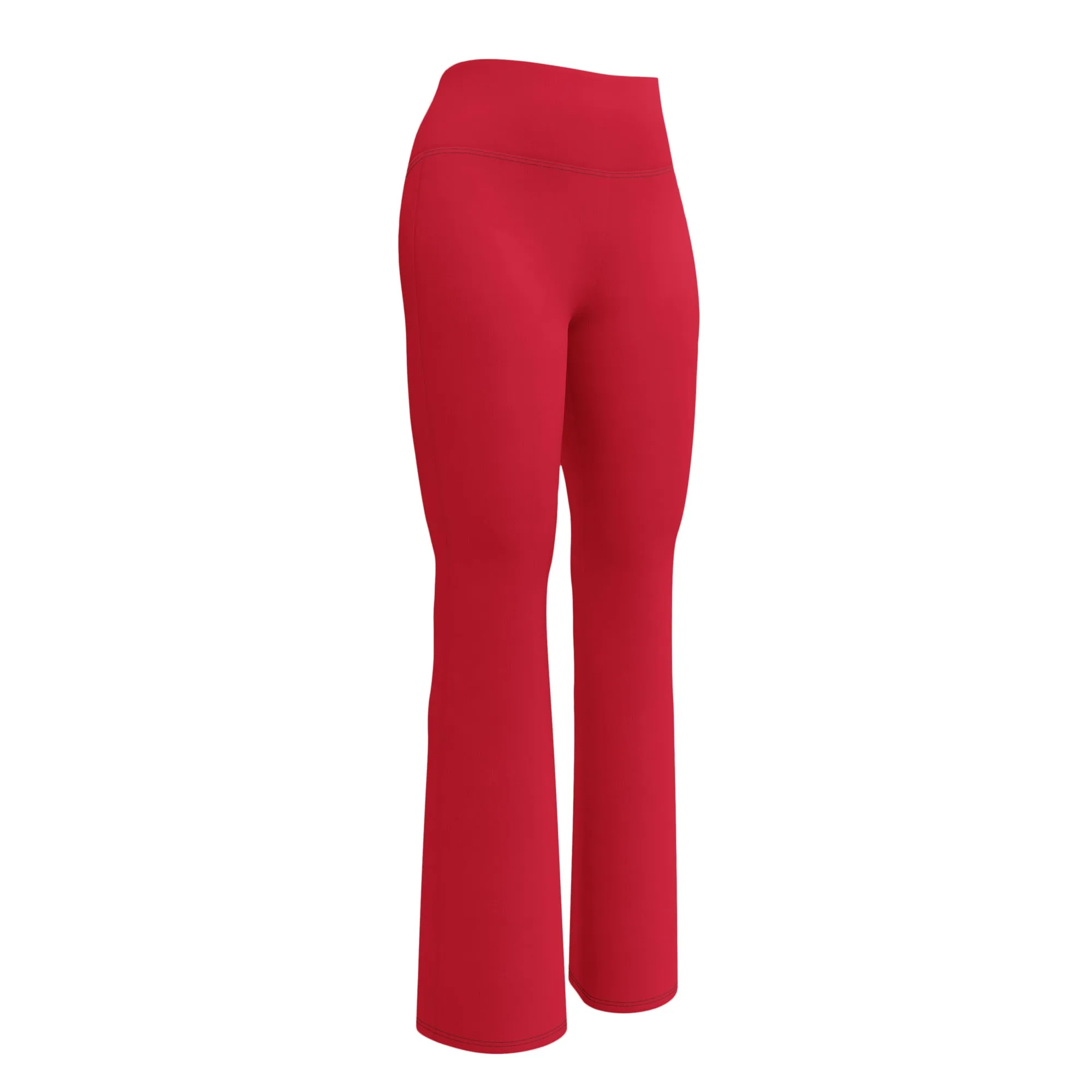 Red Flare Leggings