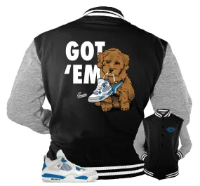 Retro 4 Industrial Blue Got Em Jacket