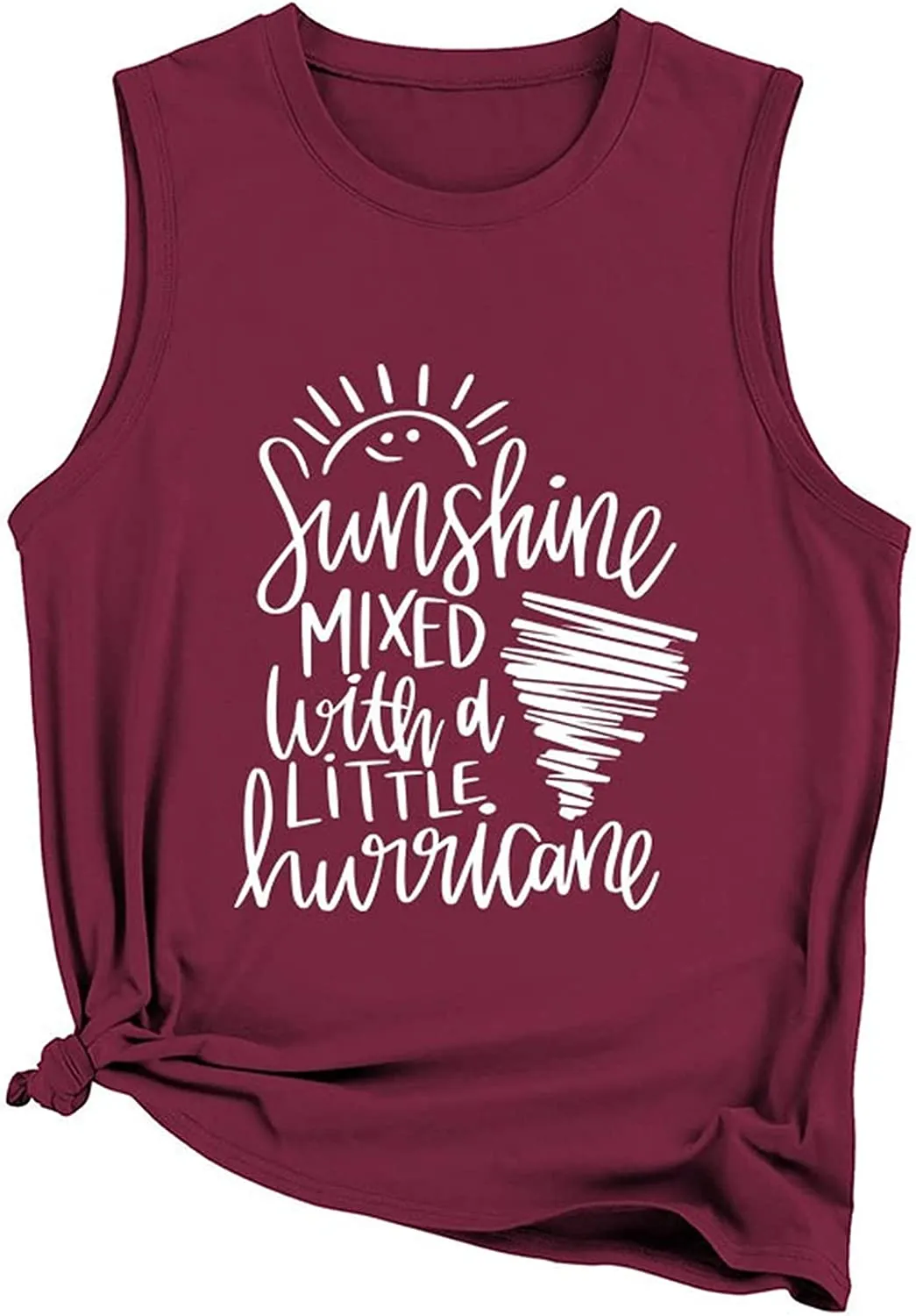 Women Sunshine Hurricane Tank Sunshine Mixed with A Little Hurricane Shirt