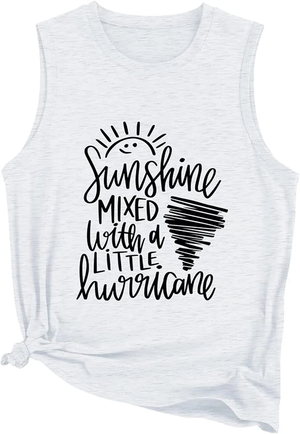 Women Sunshine Hurricane Tank Sunshine Mixed with A Little Hurricane Shirt