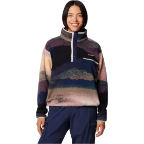 Women's Helvetia II Printed Crop 1/2 Snap Pullover