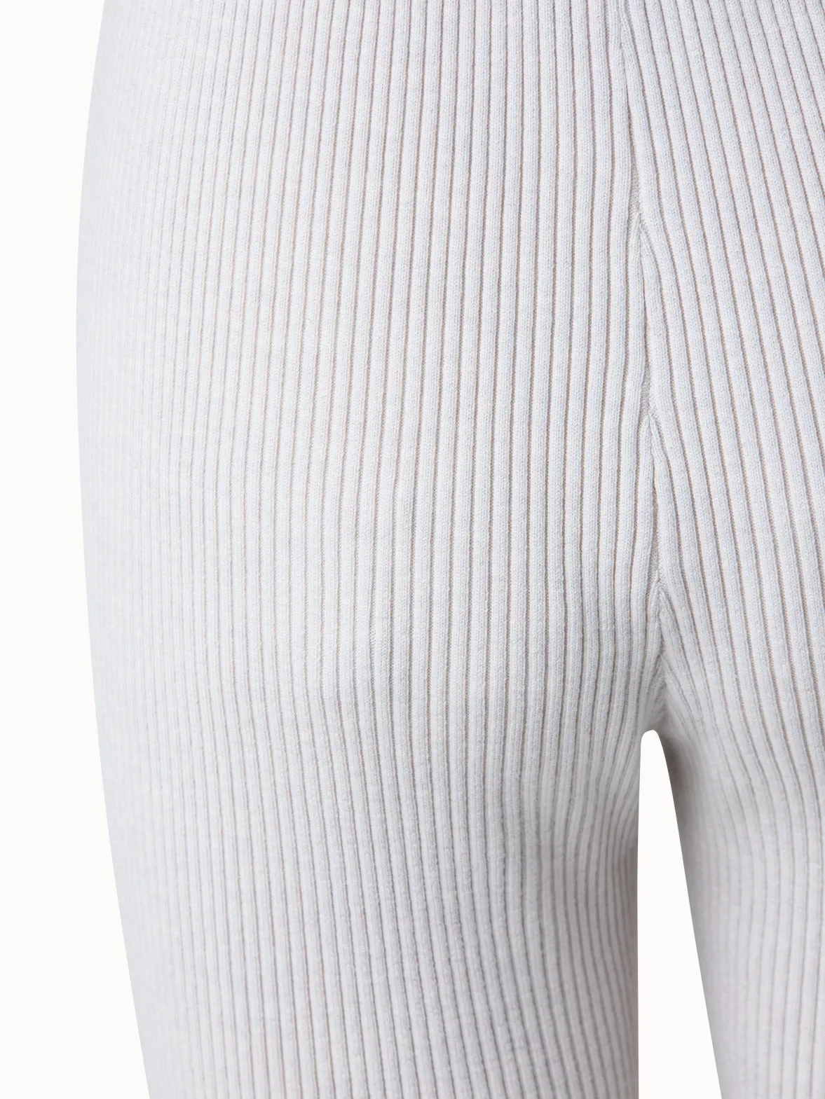 Wool Rib Knit Pant